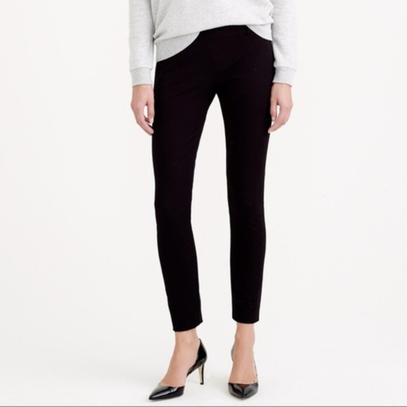 J Crew Minnie Pant in Stretch Twill in Black NWT - Picture 2 of 5